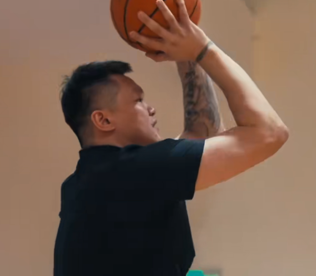 好的状态, 他的投篮能